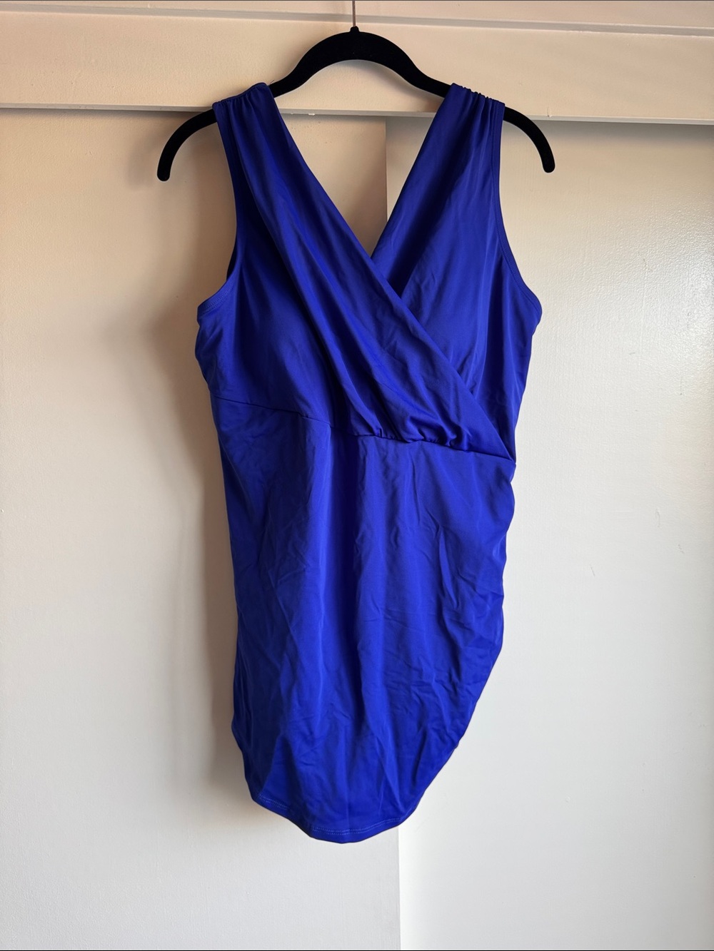 Swimsuits for All One Piece 18 Blue Swim Dress